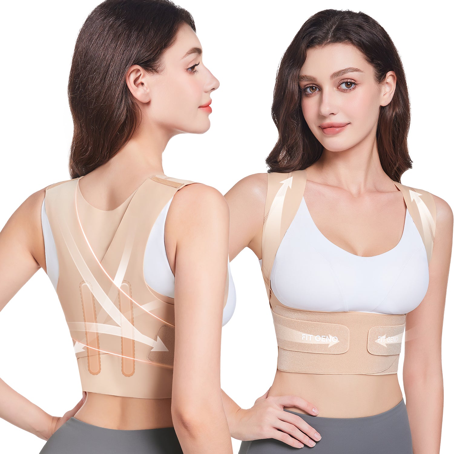 Fit Geno Posture Corrector for Women Invisilite