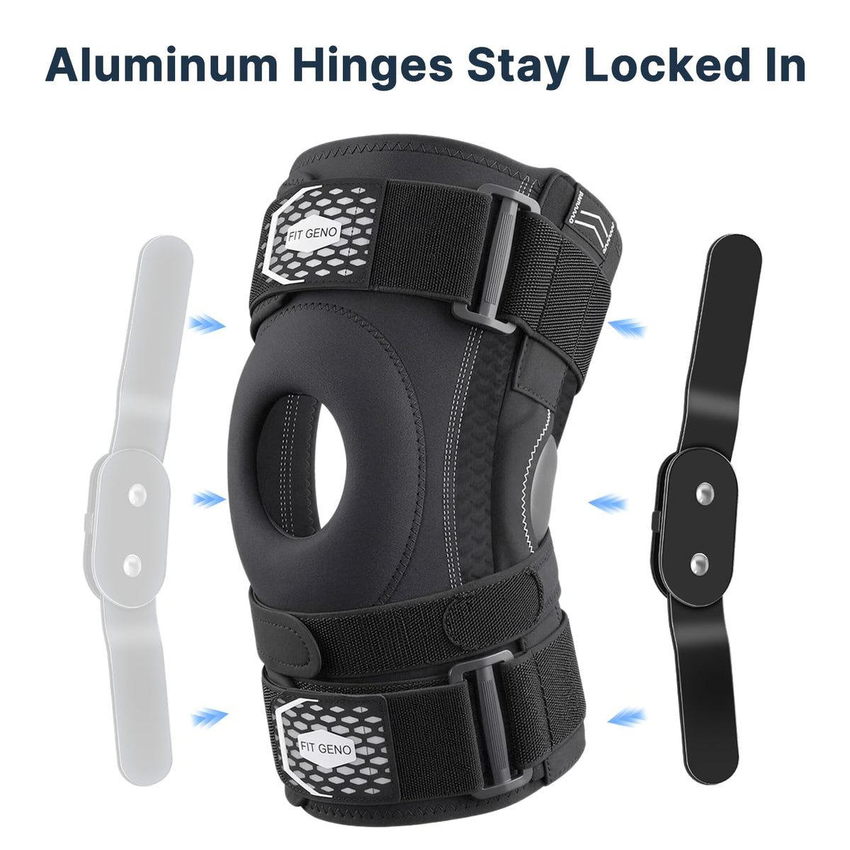 Removable aluminum side hinges