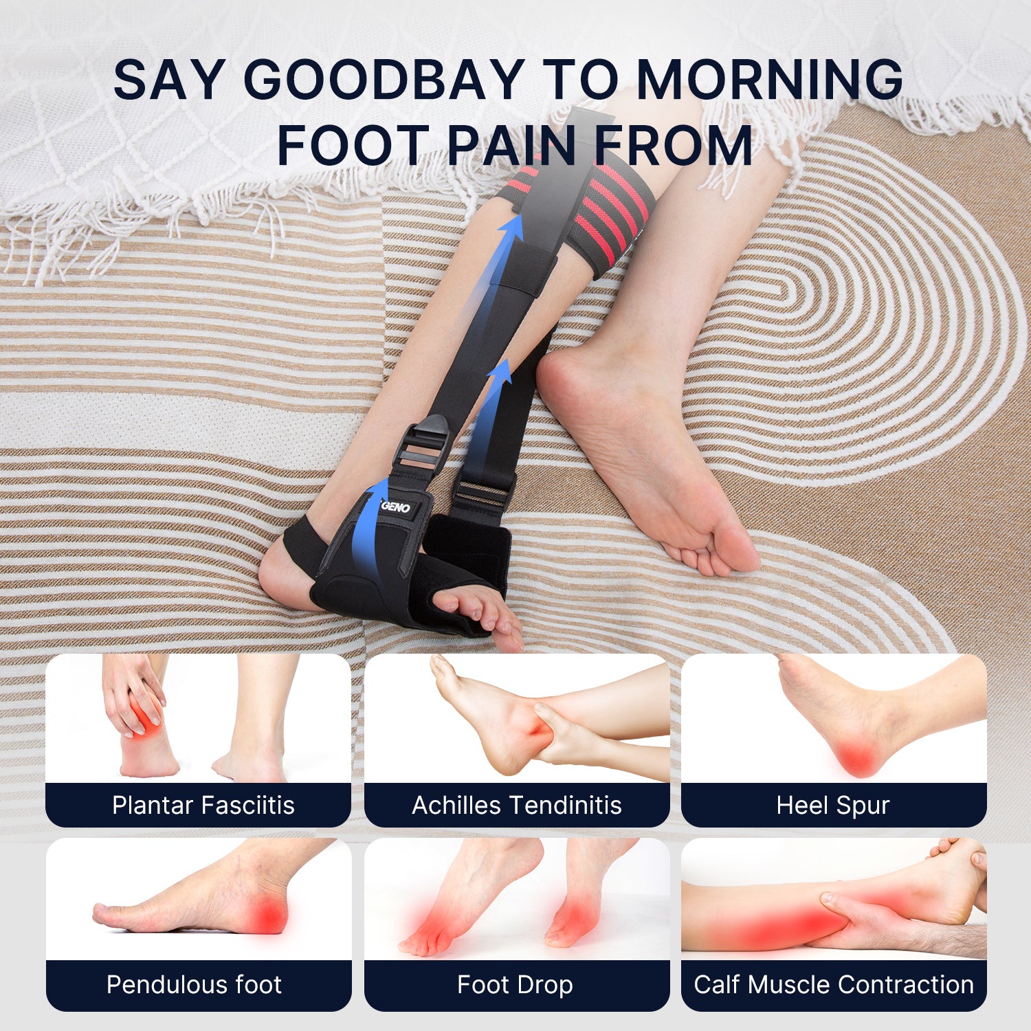 Fasciitis Brace Walking Boot For Plantar Fasciitis GO Medical