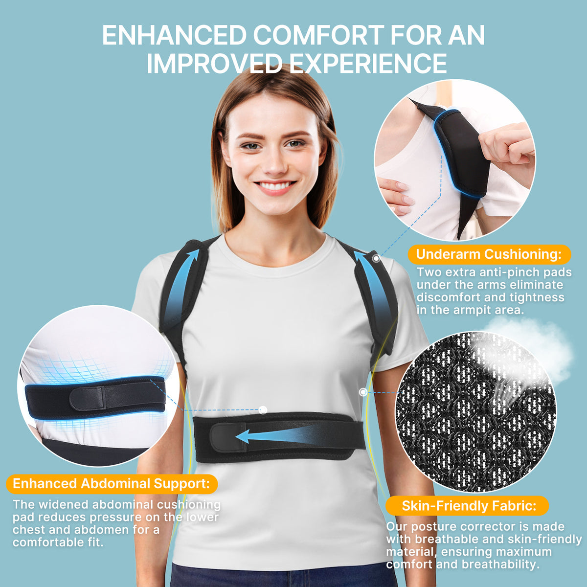 Posture Corrector for Petite Women Men and Teens