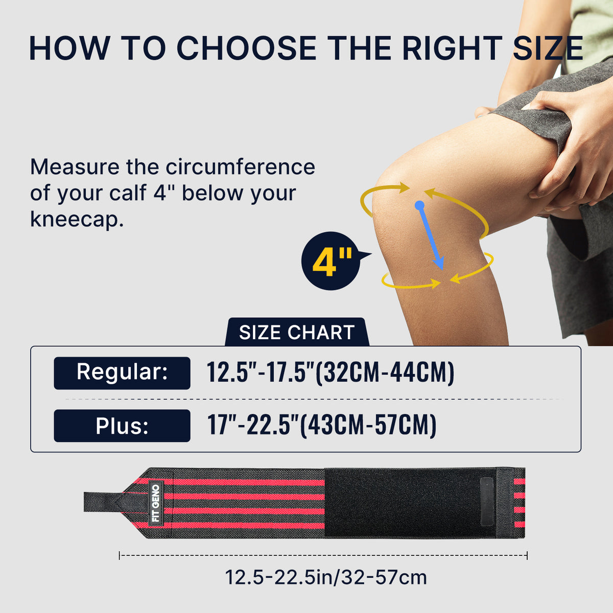 Fit Geno Plantar Fasciitis Night Splint – Adjustable Foot Brace with Detachable Foot Wrap