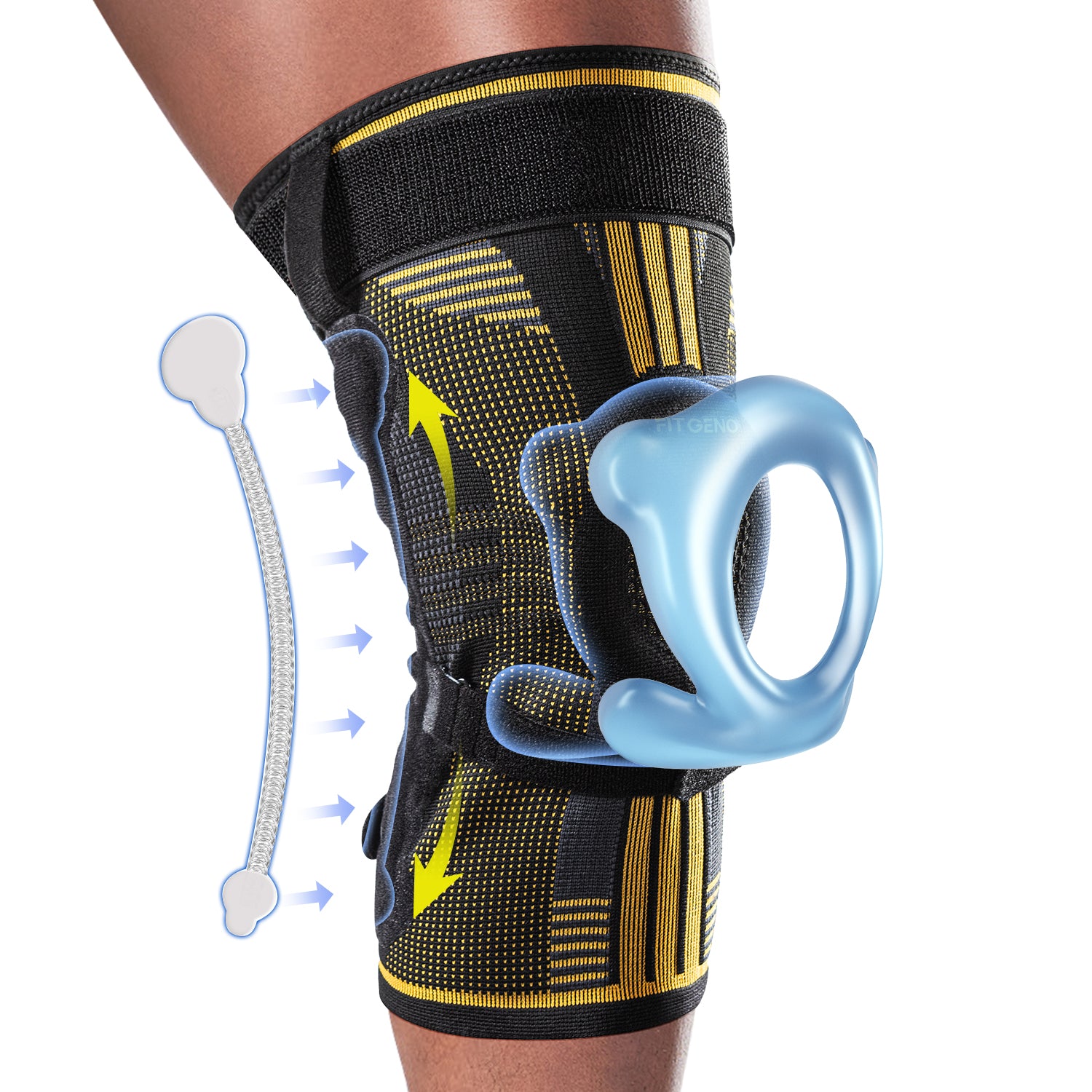 Fit Geno Knee Brace with Side Stabilizers