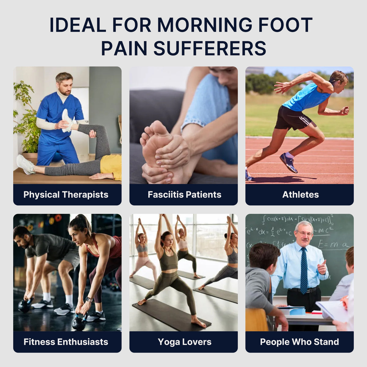 Fit Geno Plantar Fasciitis Night Splint – Adjustable Foot Brace with Detachable Foot Wrap