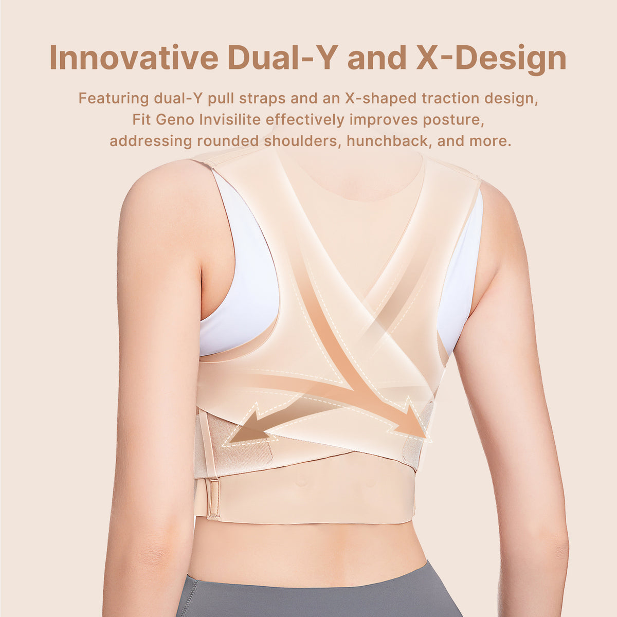 Fit Geno Posture Corrector for Women Invisilite