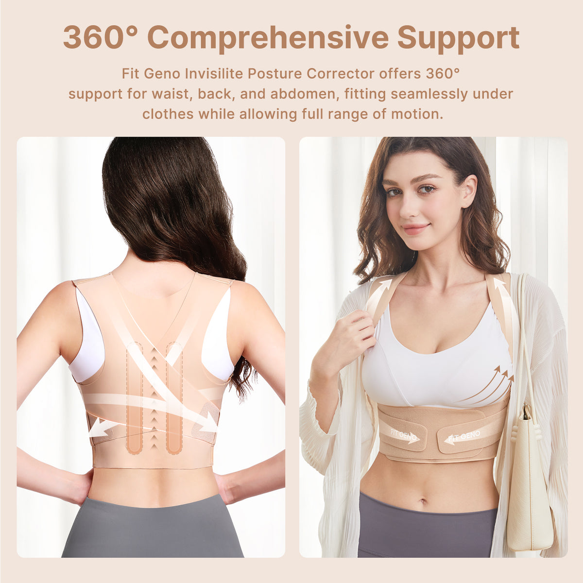 Fit Geno Posture Corrector for Women Invisilite