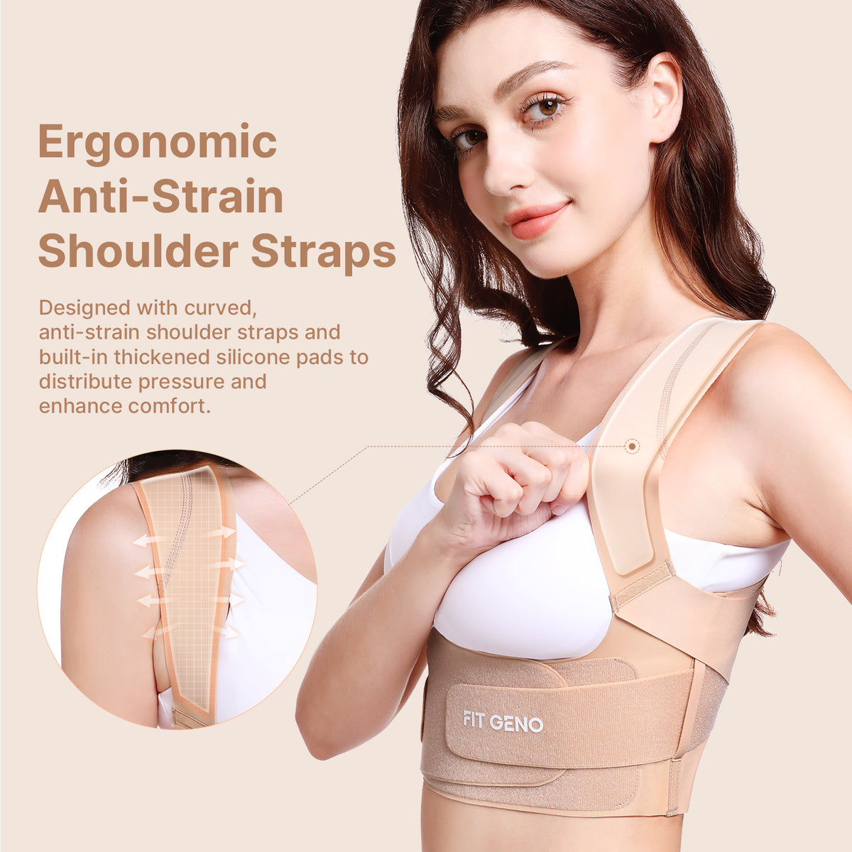 Fit Geno Posture Corrector for Women Invisilite