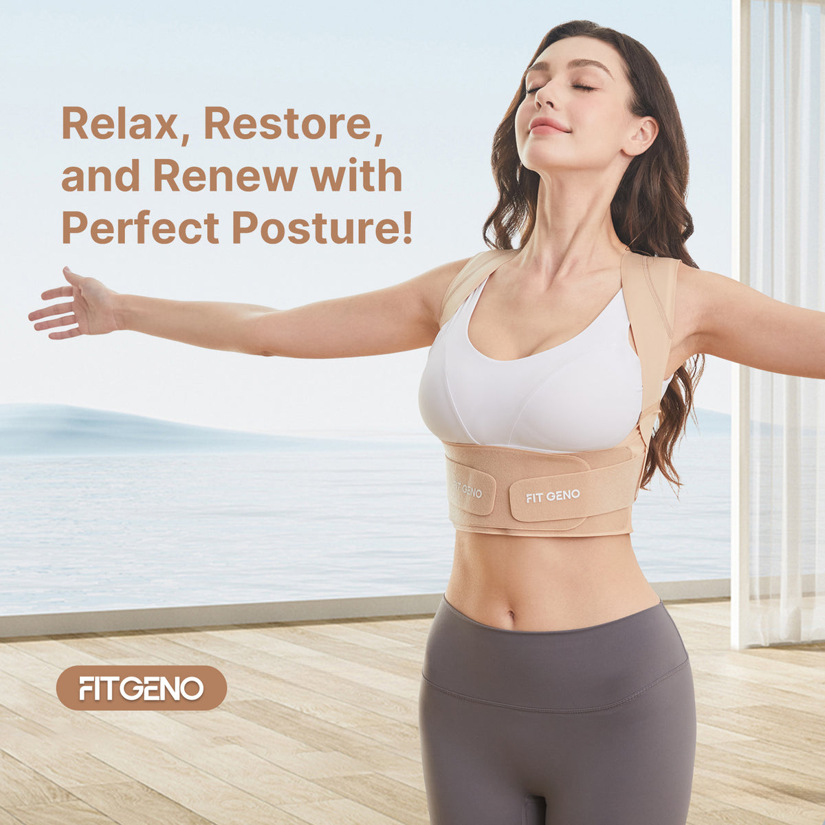 Fit Geno Posture Corrector for Women Invisilite