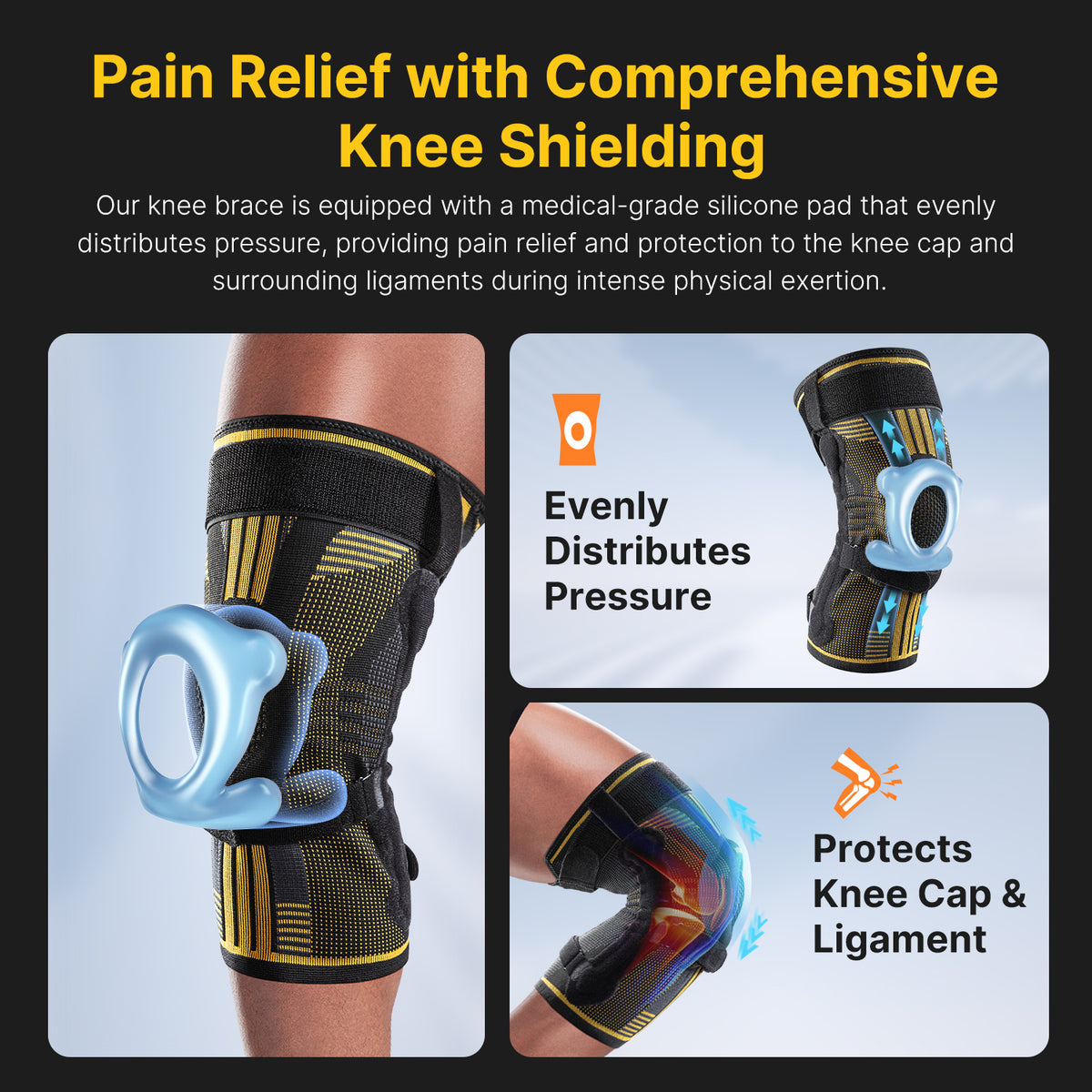 Fit Geno Knee Brace with Side Stabilizers