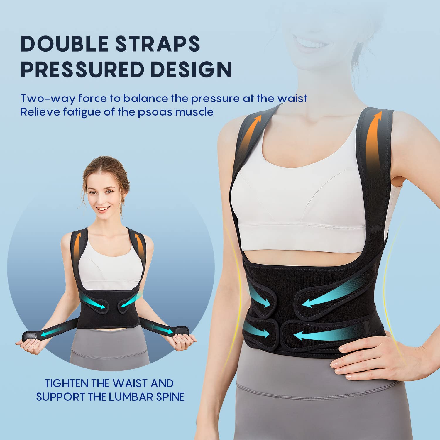 Lumbar Support Belt Healthy Belt-Eliminate Back Pain The Healthy Way